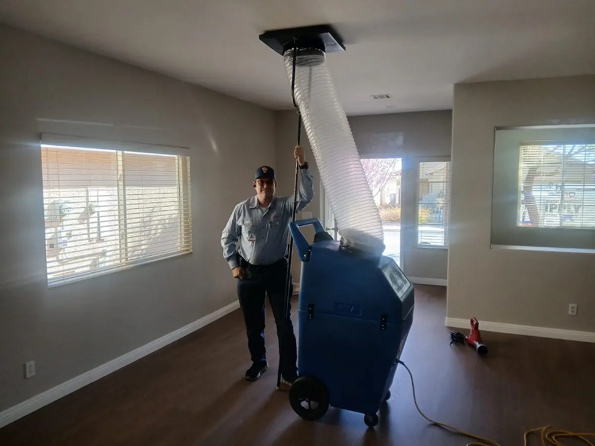 Professional Dryer Vent Cleaning work inside a Addis home